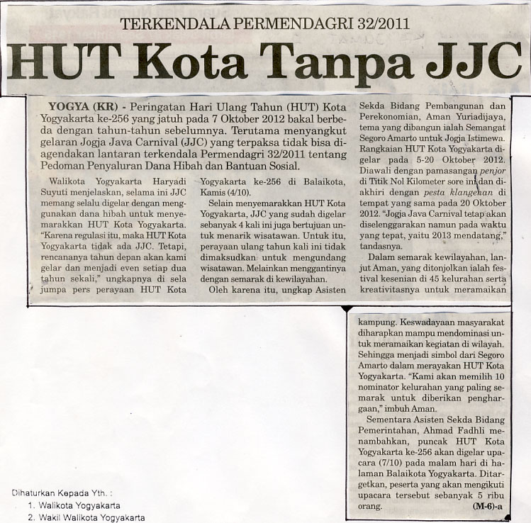Kliping jogja terbaru